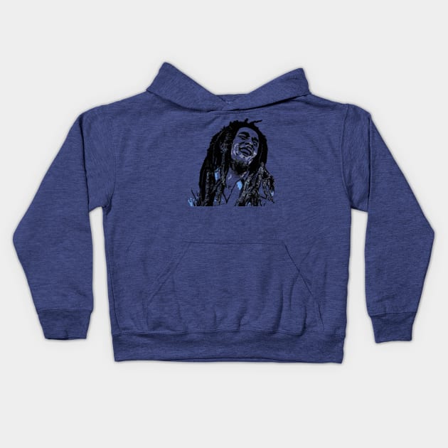 Legend Of Reggae Kids Hoodie by Charlie Dion